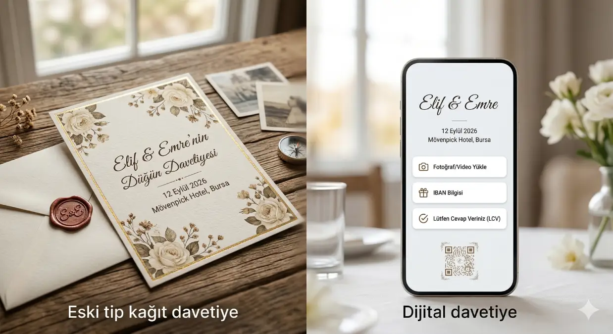 Kağıt Davetiye mi, Dijital Davetiye mi? 2026 Karşılaştırma Rehberi